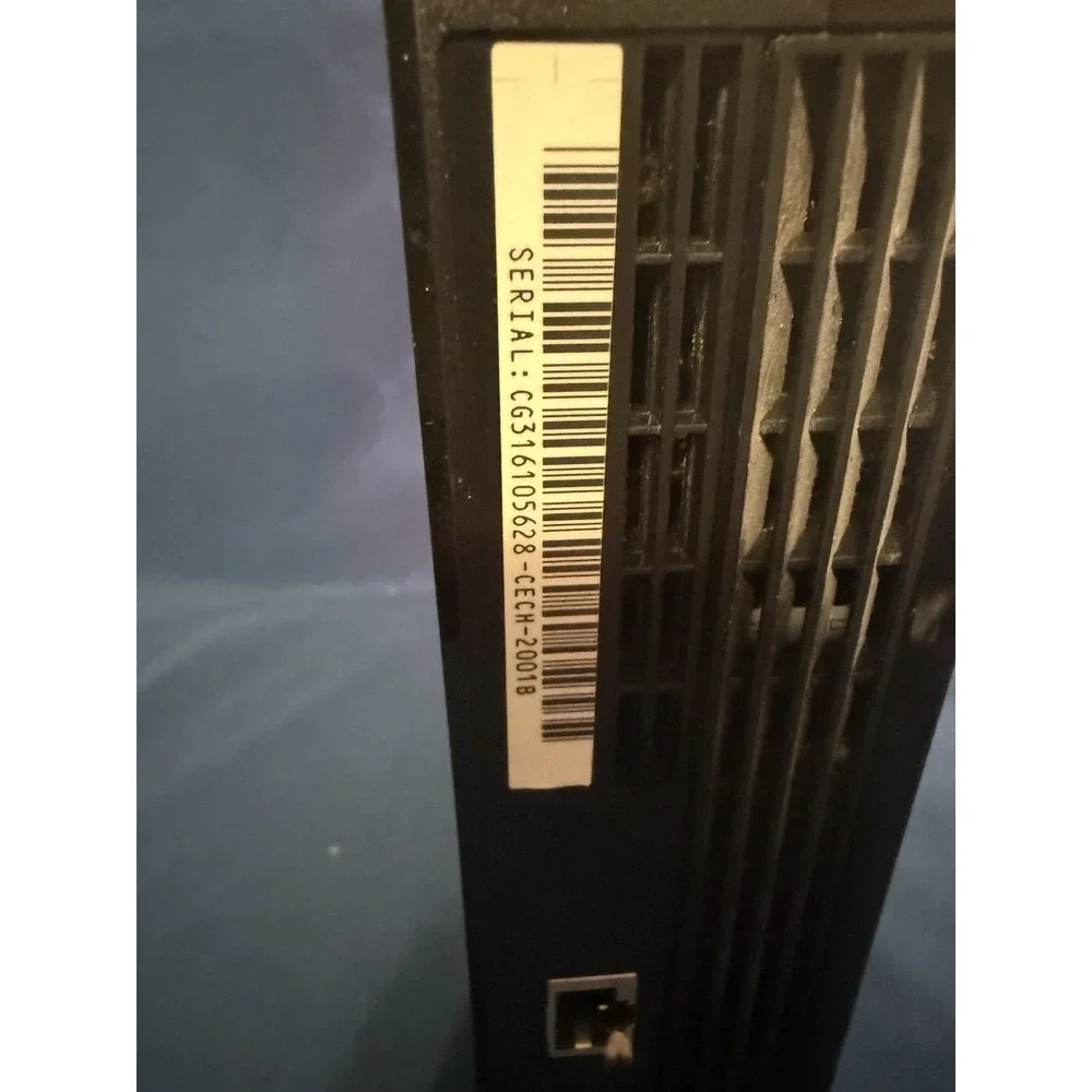Sony PlayStation 3 PS3 Slim CECH-2501A 160GB Console with power cable Controller